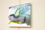 Mountainscape No. 9 : Original Watercolor Painting on Canvas | Paintings by Elizabeth Becker. Item composed of canvas in minimalism or contemporary style