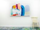 Love 21 | Oil And Acrylic Painting in Paintings by Claire Desjardins. Item composed of canvas and synthetic