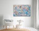 "Peaceful" | Oil And Acrylic Painting in Paintings by Shirly Maimom Art. Item made of canvas works with contemporary & art deco style