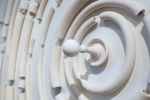 Off White Wall Sculpture, 128 Pieces Set, Matte Finish | Sculptures by SevaCeramics | Pacific Design Center in West Hollywood. Item made of ceramic works with minimalism & modern style
