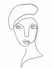 Abstract Wire Sculpture Portraits | Wall Sculpture in Wall Hangings by Wired Sculpture Studios | Bluebird London NYC in New York. Item composed of copper
