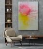Bird's Eyer View | Oil And Acrylic Painting in Paintings by Catherine Détraves. Item composed of canvas in contemporary or eclectic & maximalism style
