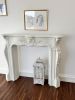 Big Fireplace surround all hand made in Europe awsome item | Fireplaces by ultimate European. Item made of wood compatible with mid century modern and country & farmhouse style