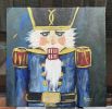 Nutcracker 1 | Oil And Acrylic Painting in Paintings by HEIDY GONZALEZ - GONZALEZ ART DESIGN. Item made of canvas compatible with contemporary and traditional style