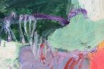 White Fence | Oil And Acrylic Painting in Paintings by Simona Gocan. Item made of canvas with synthetic