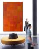 orange zone | Mixed Media by stephen cimini | New York Studio, NY in New York. Item made of canvas with synthetic