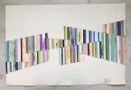 Commissioned triptych for South Miami home | Mixed Media by Johanna Boccardo. Item made of paper with synthetic