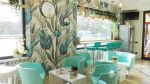 Tropical Turquoise | Wallpaper in Wall Treatments by Affreschi & Affreschi. Item composed of paper