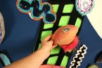 Gobsmacked | Wall Sculpture in Wall Hangings by Leisa Rich | Barbara Archer Gallery in Atlanta. Item made of fabric & synthetic