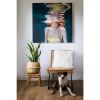 Lioness: Sister V | Oil And Acrylic Painting in Paintings by Lucy Corwin