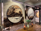 "Sun & Moon" | Prints by Shaun Thomas. Item composed of metal compatible with boho and minimalism style