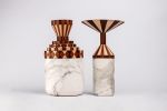 Geometrie Combinatorie | Jar in Vessels & Containers by gumdesign. Item composed of wood and marble in modern style
