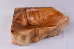 Wood Log Carved Sink | Water Fixtures by Logniture. Item composed of wood in contemporary or mediterranean style