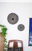 Large Black White Woven Basket | Storage Basket in Storage by Reflektion Design. Item made of fiber works with boho & minimalism style