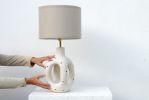 Agua de Pau Table Lamp | Lamps by niho Ceramics. Item composed of stoneware in contemporary or coastal style