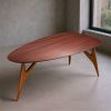 TED Medium Mahogany Dining Table – Solid Sapelli Wood | Tables by GREYGE. Item composed of wood in minimalism or contemporary style