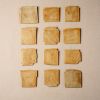 Organic Modern Ceramic Wall Art Set of 12 - Horizon Sun | Sculptures by Clare and Romy Studio. Item composed of ceramic compatible with boho and minimalism style