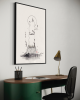 FRAMEWORK. No.1: Vessel for Small Worlds 18x12 $100 | Prints by Sean Cottman Art. Item made of paper compatible with mid century modern and contemporary style