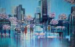 Mystic moments | Oil And Acrylic Painting in Paintings by Shazia Imran | AAD Art Gallery - Australian Art & Design in The Rocks