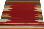1980s Vintage Sofreh Kilim rug in Red with Colorful | Area Rug in Rugs by Rug and Kilim