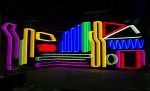 Interactive Neon Mural #10 -INM#10- | Street Murals by Spidertag. Item made of synthetic