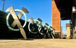 Spike Bike Racks | Public Art by Kyle Fokken - Artist LLC | Timber & Tie Urban Apartments in Minneapolis. Item made of metal