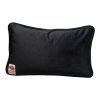 hand-embroidered needlepoint CIG BREAK pillow * OOAK | Pillows by Mommani Threads. Item made of wool works with contemporary & eclectic & maximalism style