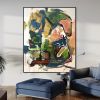 JOKER custom abstract painting | Oil And Acrylic Painting in Paintings by Rebecca Hutchins. Item composed of canvas compatible with boho and contemporary style