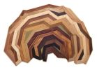 Wall Art - To notice a rainbow | Wall Sculpture in Wall Hangings by Alexandra Cicorschi. Item composed of oak wood