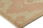Vintage Turkish Rug in Pink with Polychromatic Geometric | Area Rug in Rugs by Rug and Kilim