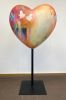 Heart sculpture  for a new senior center | Sculptures by Bea Schubert | Petrihaus Hofgeismar in Hofgeismar. Item made of synthetic