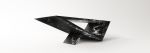 Time/Space Portal Coffee Table in Black Stone | Tables by Neal Aronowitz