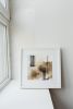Minimal Abstract Art Print/Brown Ink/Neutral Transitional | Prints by Melissa Mary Jenkins Art. Item composed of paper in boho or minimalism style