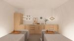 Fika Day Spa | Interior Design by Studio Hiyaku. Item made of synthetic