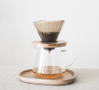 Glass Pour Over Set Drip Brewer Coffee Maker | Drinkware by Vanilla Bean