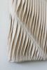 Pleated Wall Sculpture | Wall Hangings by andagain. Item composed of canvas compatible with minimalism and contemporary style