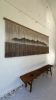 Evening Haze | Tapestry in Wall Hangings by Kat | Home Studio. Item made of oak wood with canvas works with boho & country & farmhouse style