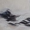 Whispers in the mist | Oil And Acrylic Painting in Paintings by Francesca Borgo. Item made of canvas works with minimalism & contemporary style