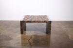 Coffee Table with Wood Slats, Argilla | Side Table in Tables by Costantini Design. Item composed of wood