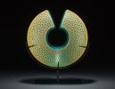 Jaipur Mbola | Ornament in Decorative Objects by Carrie Gustafson | Sandwich Glass Museum in Sandwich. Item made of steel with glass