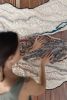large scale custom wall hanging "Vessels of Earth and Bone" | Wall Sculpture in Wall Hangings by Rebecca Whitaker Art. Item made of wool works with boho & minimalism style