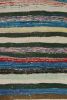 Vintage Shahsavan Persian Kilim with Polychromatic Stripes | Area Rug in Rugs by Rug and Kilim