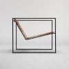 Minimal techno Armchair | Chairs by Ooak Design Inc.. Item composed of wood and brass in minimalism style