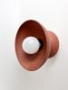 Echo Sconce / Flush Mount | Sconces by AND Ceramic Studio. Item composed of stoneware in mid century modern or contemporary style