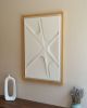 No. 111 Japandi Plaster Wall Relief - Scandinavian Decor | Wall Sculpture in Wall Hangings by Joseph A