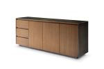 Barcelona Buffet Walnut | Buffet Table in Tables by Greg Sheres. Item composed of walnut and bronze