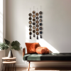 Dark & Moody Agate Wall Hanging - Set of 4 | Wall Sculpture in Wall Hangings by Mod North + Co. Item composed of wood & metal compatible with boho and mid century modern style