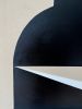"Abstract Black & White Graphic No. 2" - Midcentury Modern | Oil And Acrylic Painting in Paintings by ART + ALCHEMY By Nicolette Atelier. Item made of wood & canvas compatible with minimalism and mid century modern style