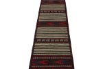 Vintage Afghan Baluch Kilim Runner Rug, with Geometric | Area Rug in Rugs by Rug and Kilim