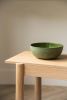 Handmade Porcelain Salad Serving Bowl. Green | Dinnerware by Creating Comfort Lab. Item made of ceramic